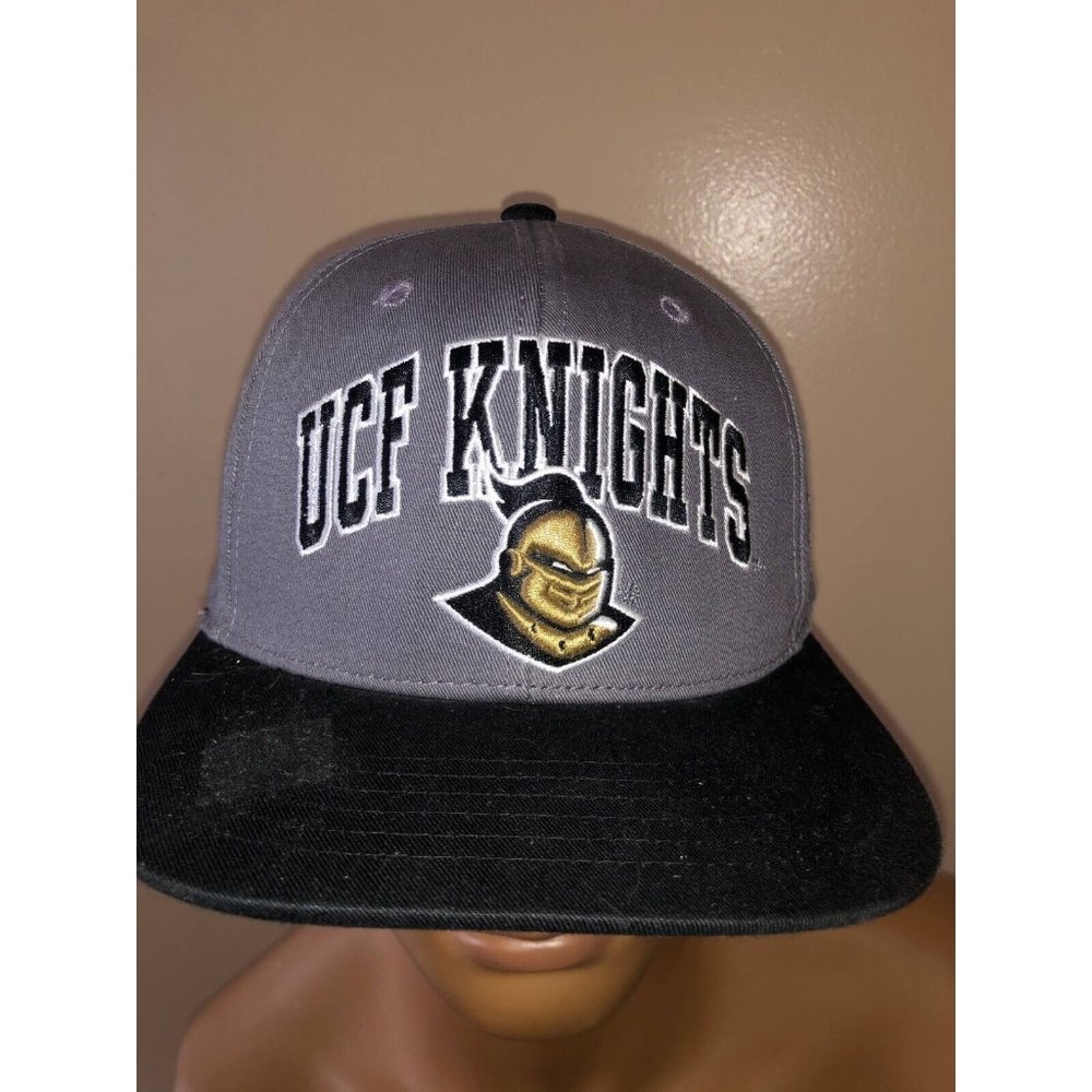 UCF Knights Men's Gray Strapback Adjustable Outdoor Hiking Baseball Hat Cap NCAA